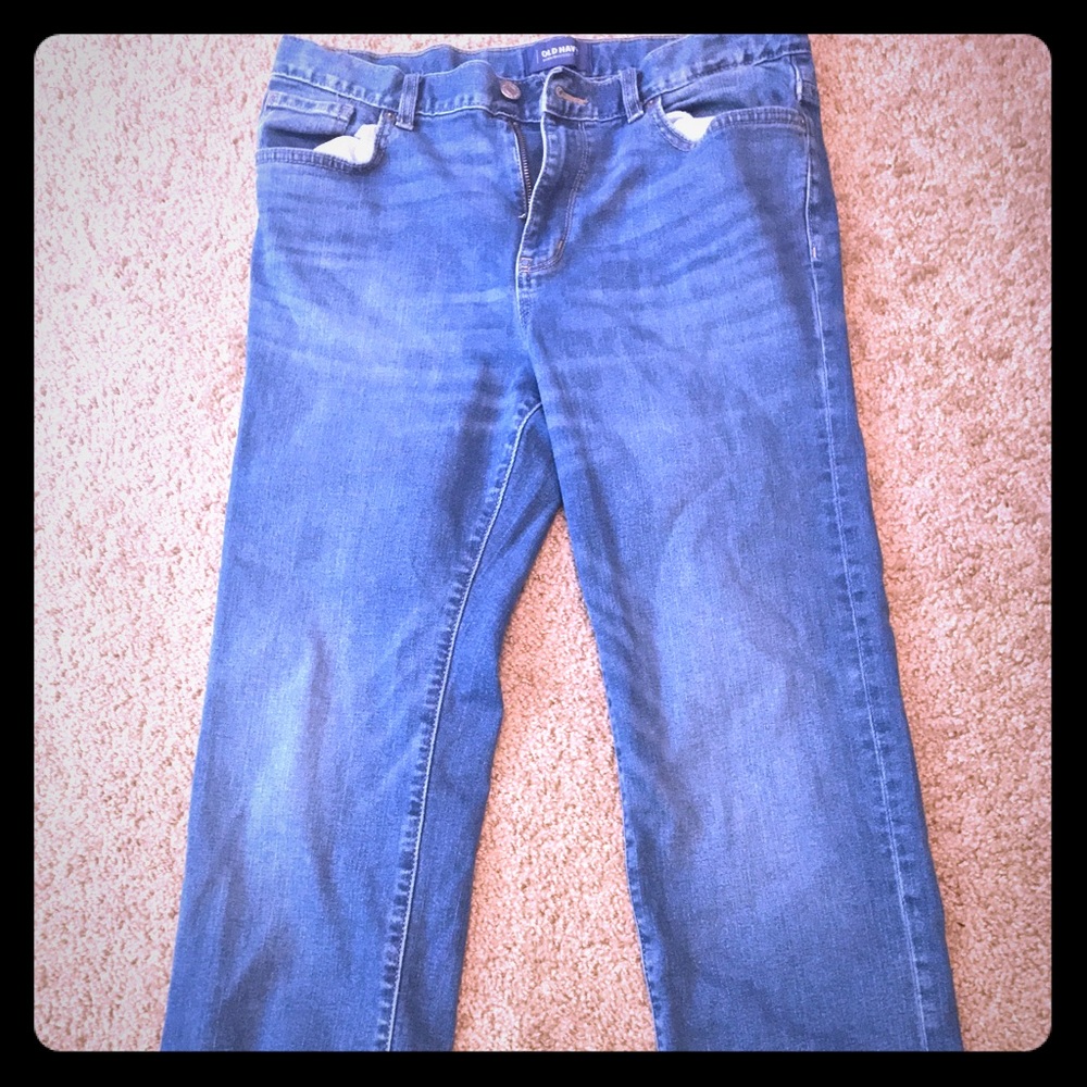 Size 16 straight husky old navy jeans